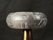 GIBEON Meteorit Ring - Größe 4,25 - Ehering Weltraum Astronomie Schmuck B 51272