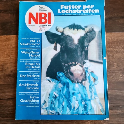 Ddr zeitung nbi 1977 anett - ddr,