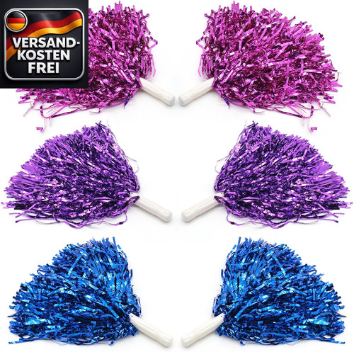 Cheerleader pompons kunststoff - pompons,
