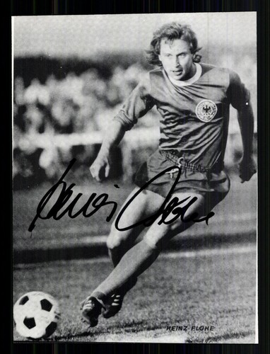 Heinz flohe autogrammkarte dfb - autogrammkarte,