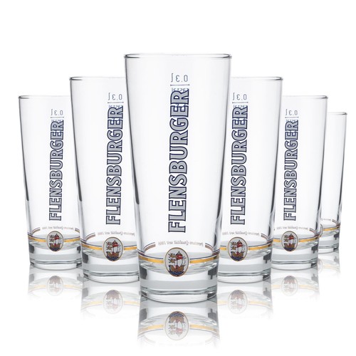 Flensburger pilsener glas - flensburger,