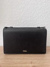 Furla Handtasche Schwarz Leder