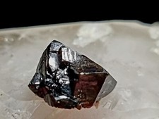 ☆42,5g Kassiterit 15x10mm auf Quarz 212,5ct, 60x50x15mm💎Top Mineral⚒China 