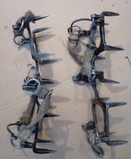 Gebirgsjäger Schuh Eis Spikes für Stiefel ca 1943/46 Schweizer Ferigung 2 Stück