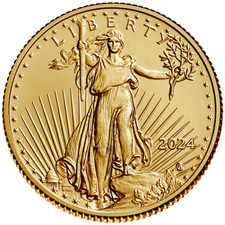 Goldmünze American Gold Eagle 2024 - USA - Anlagemünze - 1/4 Oz ST