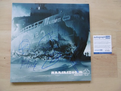 Rammstein original autogramme - rammstein,