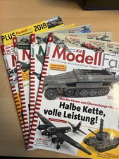 4x Modell Fan Hefte 2018 mit Messereport aus Sammlung