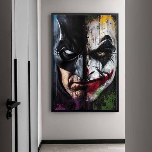 Batman und joker kunst pop - und, art