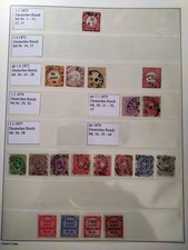 Deutsches Reich 1872 - 1932 gest./**/* Spezialsammlung (PF, Varianten etc.)