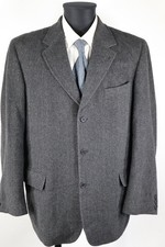 Camel active schwarzgraues Tweed-Sakko Gr.25/M Schurwolle Polyamid Top Zustand