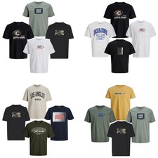 Jack Jones Herren T-Shirt 4er