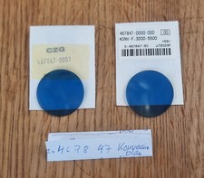 Zeiss microscope conversion filter blue 46 78 47 NEW, unused