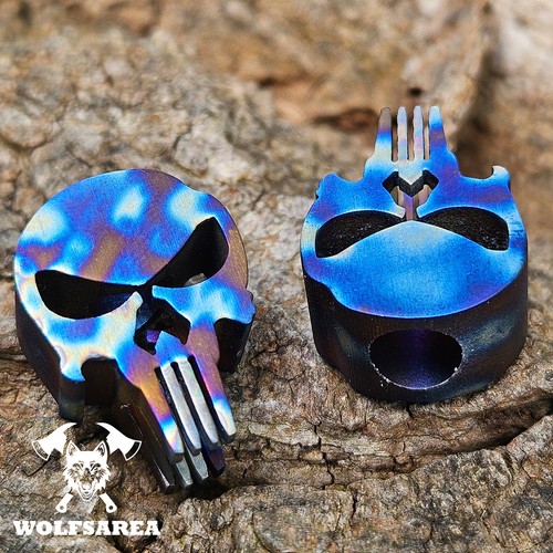 Titanium skull totenkopf - 1,