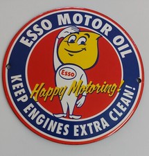 Esso HAPPY MOTORING Emaille