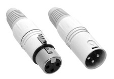 1 Paar 3-pol polig XLR Kabel