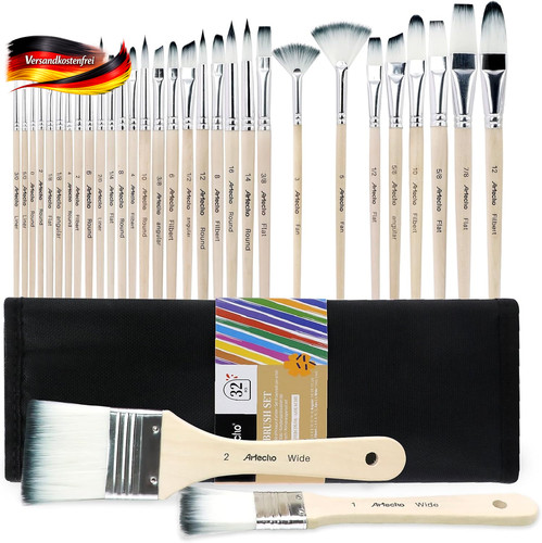 Acrylfarben pinselset für - pinselset,