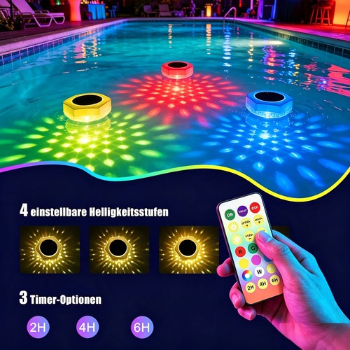 Rgb solar poolbeleuchtung - rgb,