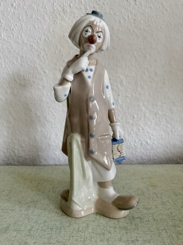Casades porzellanfigur clown - porzellanfigur,