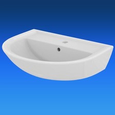 Ideal Standard Eurovit Waschbecken Waschtisch 55 x 46 cm, mit Hahnloch, weiß