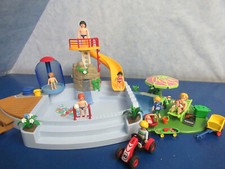 4858 Freibad Bad mit Dusche Rutsche v Figuren Zubehör City Life Playmobil 985