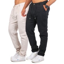 Herren Leinen Baumwoll Mix