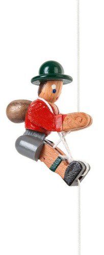 Kletterfigur bergsteiger - kletterfigur,