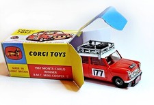 Corgi Toys Nr. 339 - Monte Carlo BMC Mini Cooper S - inklusive Repro Box