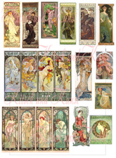 19  x Jugendstil auf A4  Art