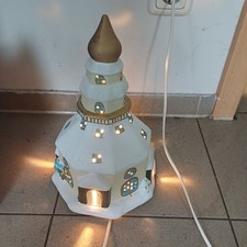 Porzelan Kirche Handbemalt mit