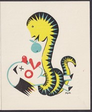 Ernst Penzoldt Faschingsfest Argonauten Fasching München Werbekarte 1930