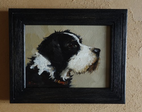 ölgemälde eines jack russell - eines,