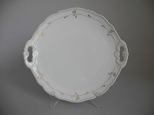 Hutschenreuther Maria Theresia Schloß Bentheim Kuchenteller mit Handhaben -rar-