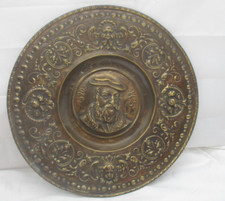 Antiker Messing Wandteller