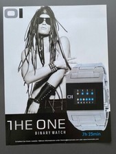 Binary Watch 1HE 0NE 0I Original 2007 Vintage Ad Werbung Reklame The One