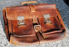 Antike uralte Aktentasche aus