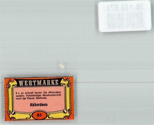 38110571 wertmarke akkordeon - 38110571,