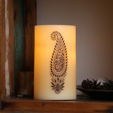 XXL LED Kerze Ornament