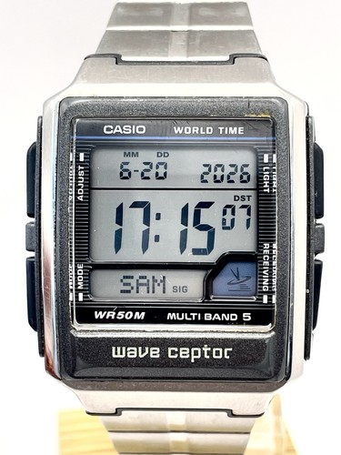 Casio wave ceptor world time - ceptor,