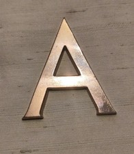 Vintage Messing Buchstaben "A"
