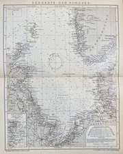 antike historische Seekarte