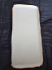 Servierplatte  rechteckig Hutschenreuther Apart  8874 Goldrand rarität