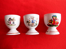 Vintage - 3 Eierbecher Kahla aus Sammlung - Motiv Kinder (7)