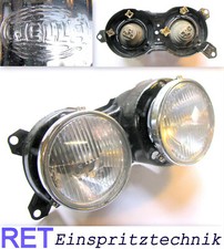 Scheinwerfer rechts HELLA BMW 635 CSI E 24 1. Serie schmaler Chromring original