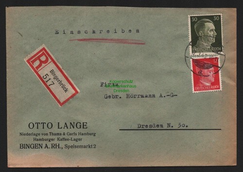 B9173 brief gebr hörmann - b9173, gebr.