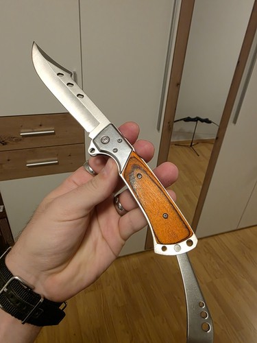 Hapyny jackknife with wood - hapyny,