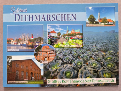 Ansichtskarte dithmarschen - ansichtskarte,