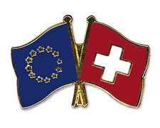 Europa - Schweiz Flaggen Pin