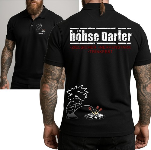 Böhse darter dart - darter, poloshirt