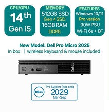 Dell Pro Micro QCM1250 Desktop