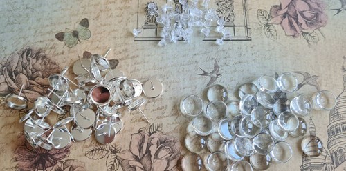 Cabochon ohrstecker - 10/20/50,